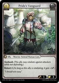 Pride's Vanguard - Distorted Reflections - Grand Archive TCG card