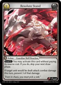 Resolute Stand - Distorted Reflections - Grand Archive TCG card