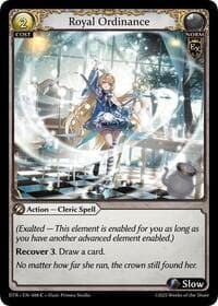 Royal Ordinance - Distorted Reflections - Grand Archive TCG card