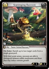 Scavenging Raccoon - Distorted Reflections - Grand Archive TCG card