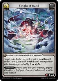 Sleight of Hand - Distorted Reflections - Grand Archive TCG card