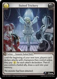 Suited Trickery - Distorted Reflections - Grand Archive TCG card