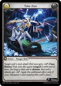 Take Aim - Distorted Reflections - Grand Archive TCG card