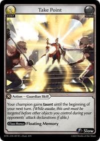 Take Point - Distorted Reflections - Grand Archive TCG card