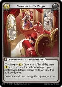 Wonderland's Reign - Distorted Reflections - Grand Archive TCG card