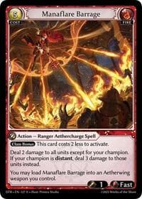 Manaflare Barrage - Distorted Reflections - Grand Archive TCG card