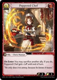 Peppered Chef - Distorted Reflections - Grand Archive TCG card