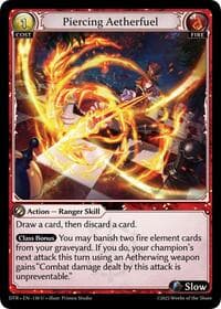 Piercing Aetherfuel - Distorted Reflections - Grand Archive TCG card
