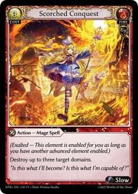 Scorched Conquest - Distorted Reflections - Grand Archive TCG card