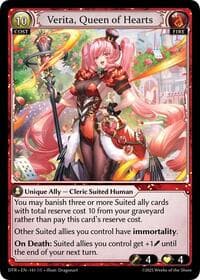 Verita, Queen of Hearts - Distorted Reflections - Grand Archive TCG card