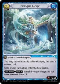 Brusque Neige - Distorted Reflections - Grand Archive TCG card