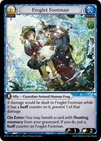 Froglet Footman - Distorted Reflections - Grand Archive TCG card