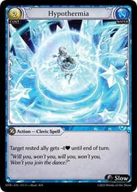 Hypothermia - Distorted Reflections - Grand Archive TCG card