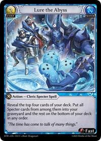 Lure the Abyss - Distorted Reflections - Grand Archive TCG card