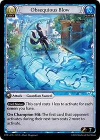 Obsequious Blow - Distorted Reflections - Grand Archive TCG card
