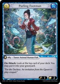 Purling Footman - Distorted Reflections - Grand Archive TCG card