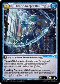 Throne-Keeper Bullfrog - Distorted Reflections - Grand Archive TCG card