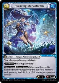 Weaving Manastream - Distorted Reflections - Grand Archive TCG card