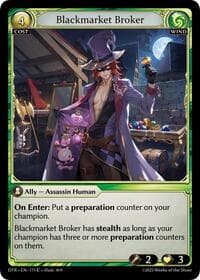 Blackmarket Broker - Distorted Reflections - Grand Archive TCG card