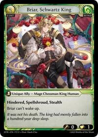 Briar, Schwartz King - Distorted Reflections - Grand Archive TCG card