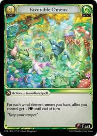 Favorable Omens - Distorted Reflections - Grand Archive TCG card