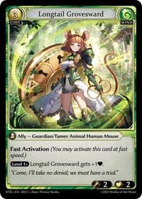 Longtail Grovesward - Distorted Reflections - Grand Archive TCG card