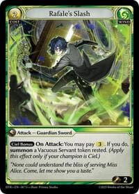 Rafale's Slash - Distorted Reflections - Grand Archive TCG card