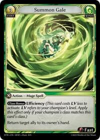 Summon Gale - Distorted Reflections - Grand Archive TCG card