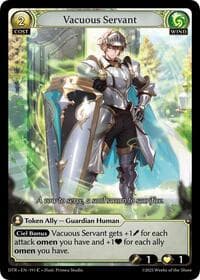 Vacuous Servant - Distorted Reflections - Grand Archive TCG card