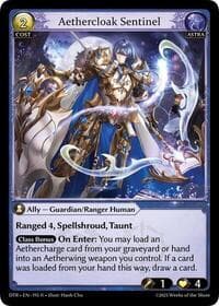 Aethercloak Sentinel - Distorted Reflections - Grand Archive TCG card