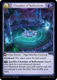 Chamber of Reflections - Distorted Reflections - Grand Archive TCG card