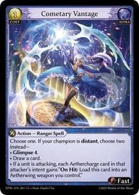 Cometary Vantage - Distorted Reflections - Grand Archive TCG card