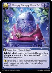 Humpty Dumpty, Fate's Fall - Distorted Reflections - Grand Archive TCG card