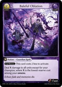 Baleful Oblation - Distorted Reflections - Grand Archive TCG card