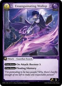 Exsanguinating Wallop - Distorted Reflections - Grand Archive TCG card