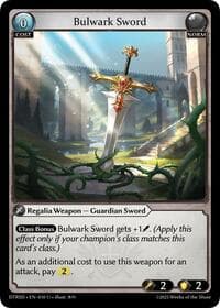 Bulwark Sword - Distorted Reflections Starter Decks - Grand Archive TCG card