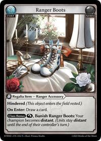 Ranger Boots - Distorted Reflections Starter Decks - Grand Archive TCG card