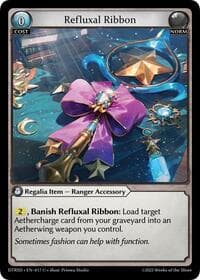Refluxal Ribbon - Distorted Reflections Starter Decks - Grand Archive TCG card