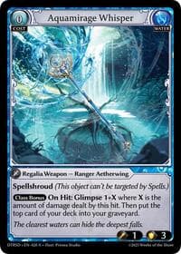 Aquamirage Whisper - Distorted Reflections Starter Decks - Grand Archive TCG card