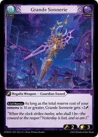 Grande Sonnerie - Distorted Reflections Starter Decks - Grand Archive TCG card