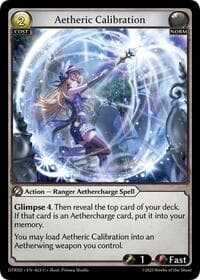 Aetheric Calibration - Distorted Reflections Starter Decks - Grand Archive TCG card