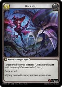 Backstep - Distorted Reflections Starter Decks - Grand Archive TCG card