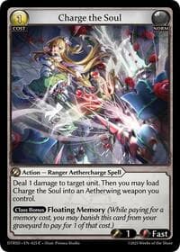 Charge the Soul - Distorted Reflections Starter Decks - Grand Archive TCG card