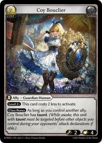 Coy Bouclier - Distorted Reflections Starter Decks - Grand Archive TCG card