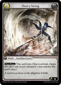 Heavy Swing - Distorted Reflections Starter Decks - Grand Archive TCG card