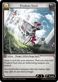 Prudent Nock - Distorted Reflections Starter Decks - Grand Archive TCG card