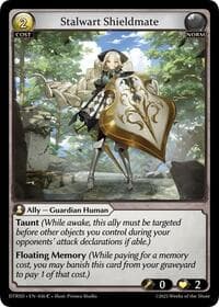Stalwart Shieldmate - Distorted Reflections Starter Decks - Grand Archive TCG card