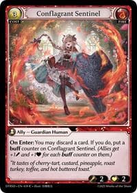 Conflagrant Sentinel - Distorted Reflections Starter Decks - Grand Archive TCG card
