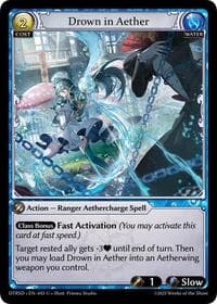 Drown in Aether - Distorted Reflections Starter Decks - Grand Archive TCG card