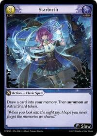 Starbirth - Distorted Reflections Starter Decks - Grand Archive TCG card